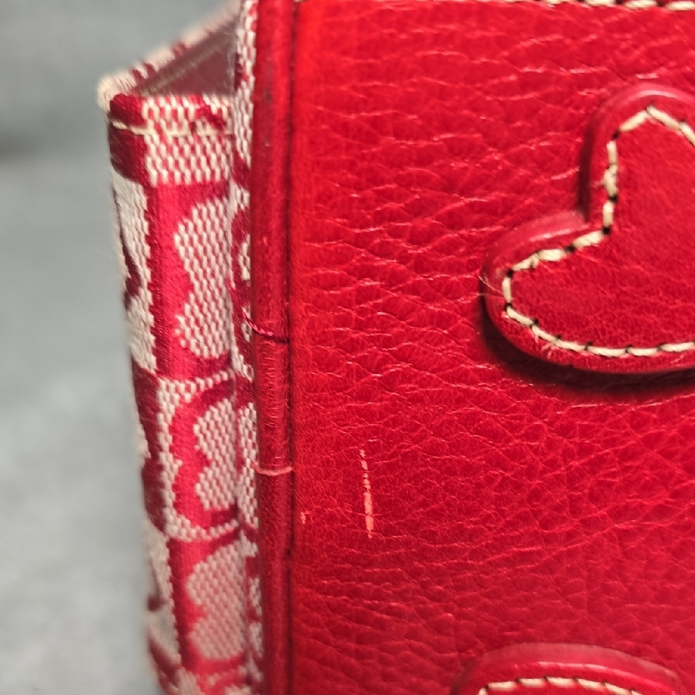 Brighton Red Heart Satchel - Picture 8 of 16